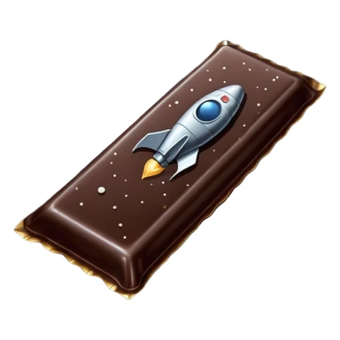 Space Night Schokolade sticker