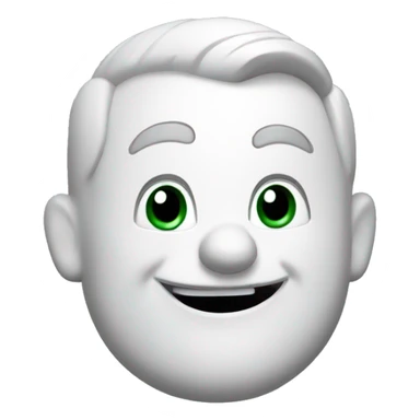 white michelin character, thumbs up sticker