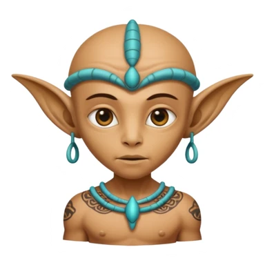 alien babylon ancient with tatooed sticker