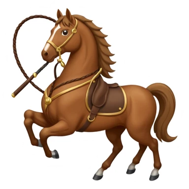Látigo compensatorio caballo sticker