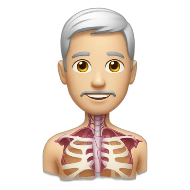 Men anatomie sticker