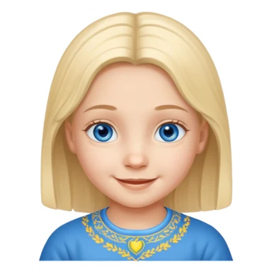 the Ukrainian child sticker