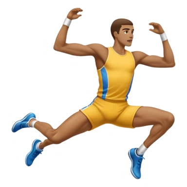 high jump  sticker