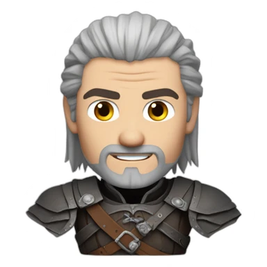 Geralt de Riva Henry caville sticker