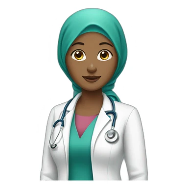 Hijab doctor sticker