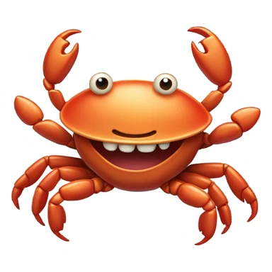 Crab dancing to jazz music  sticker
