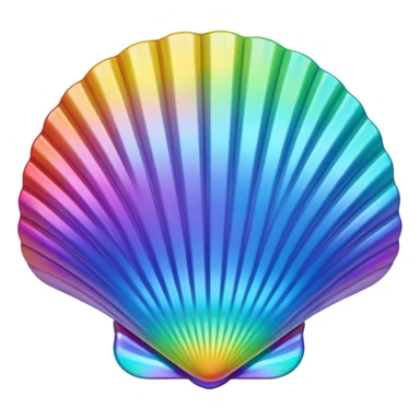 Rainbow Prism Shell sticker