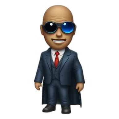 morpheus-proposing-red-or-blue-pill sticker