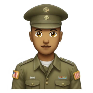 Un soldado bebe sticker