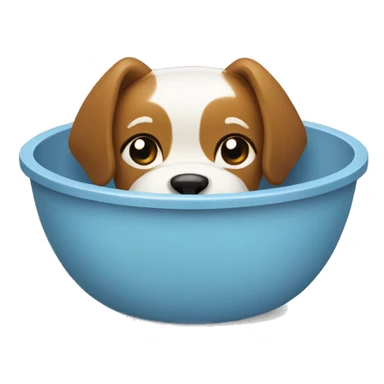 dog bowl with water sticker
