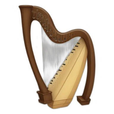 Erlandskian Harp Harpkalahik instrument sticker
