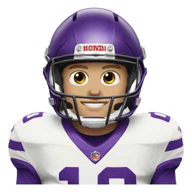 Joe burrow in a Honda sticker