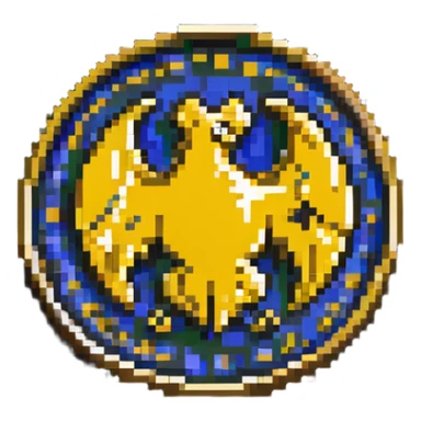 Wu-Tang Clan logo on a gold coin sticker