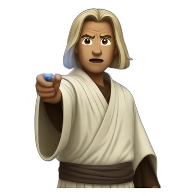 Jedi says oh no sticker