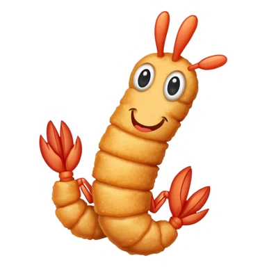 Cowboy shrimp sticker