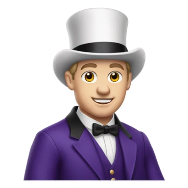 Joe burrow wearing a top hat sticker