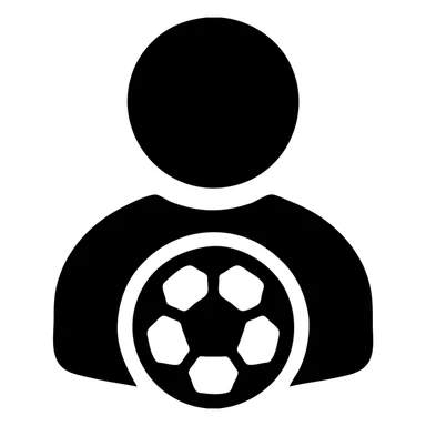user icon for Alianza Lima fan club, incorporating a soccer element sticker
