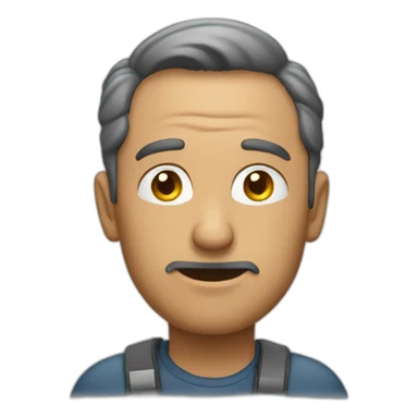 a man that has not idea sticker