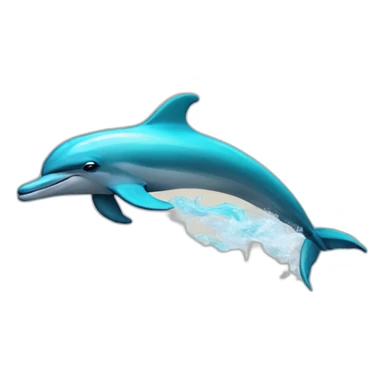 vaping dolphin sticker
