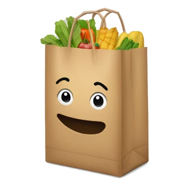 grocery bag sticker