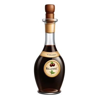balsamic vinegar elegant bottle sticker