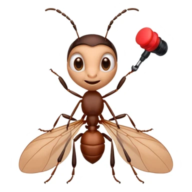 An ant that record the padkaat and name of that ant is Mansour Morchehzadeh that ant is a funny and fantasy sticker