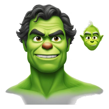 henry cavill as grinch sticker
