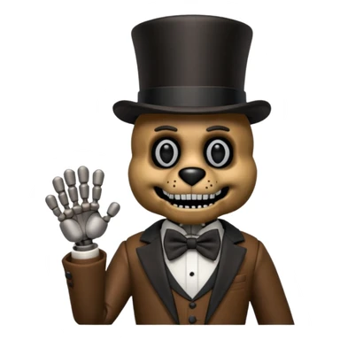 Make Freddy from fnaf sticker