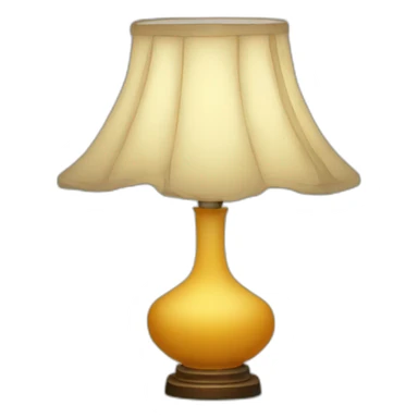 lamp in a dressing sticker