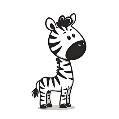 Zebra sticker