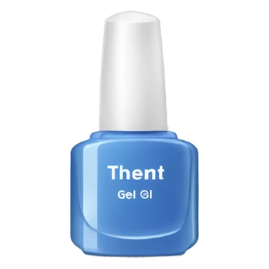 Bottle of gel polish sticker