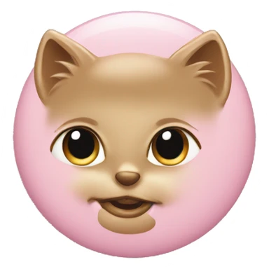 Vintage pink gold  sticker