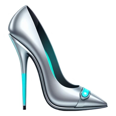 neon cyberpunk style 
stiletto sticker