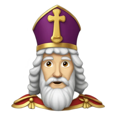 st nicholas mitre sticker
