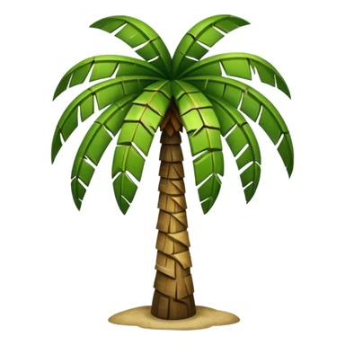 chopped palm tree sticker