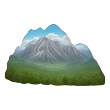 Throwback word written on mountain sticker