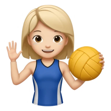 volleyball player chibi sticker
