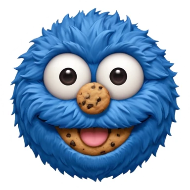 3 coockie monster sticker