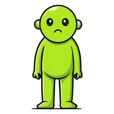 bod with boogers sticker