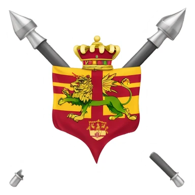 Bandera granate del reino de León  sticker