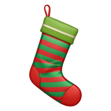green red christmas stocking patterns sticker