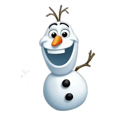olaf frozen sticker
