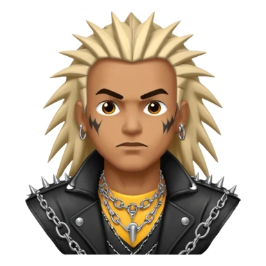 heavy metal man sticker