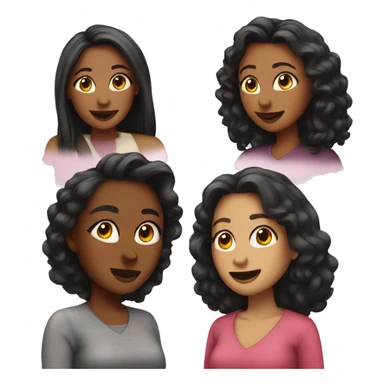 four girlfriends sticker