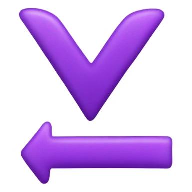 two purple checkmarks sticker