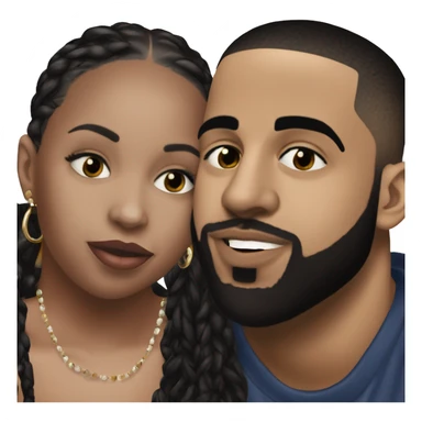 Drake kissing kendrick lamar sticker