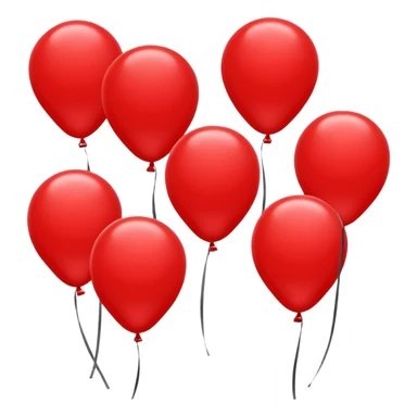 red balloons sticker
