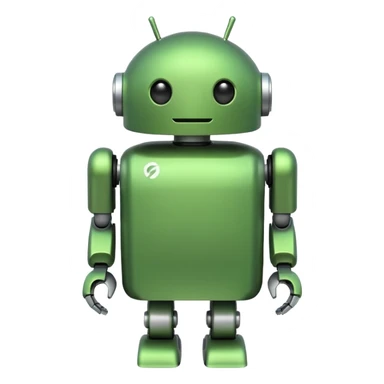 Android robot green sticker