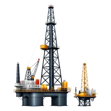 oil rig sticker