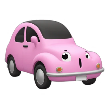 barbapapa car sticker